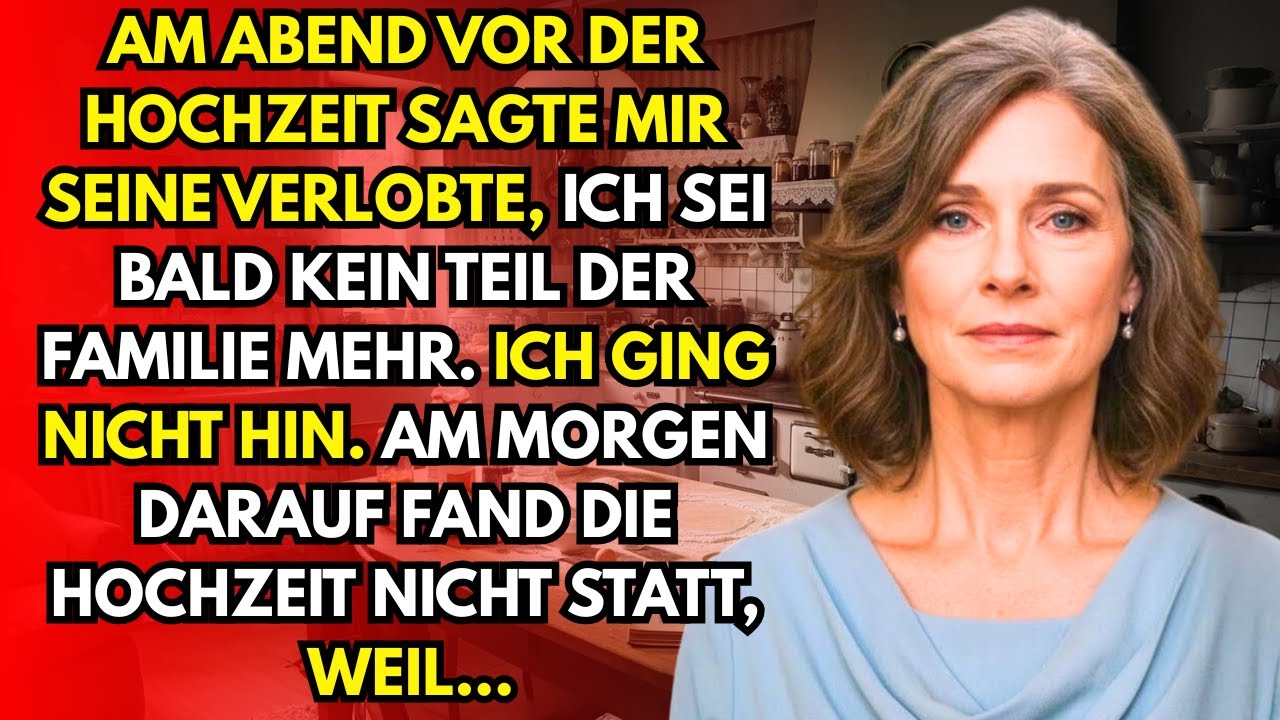WAHRE GESCHICHTE AUS M&Uuml;NCHEN 👵💔 Diese Mutter wurde von der Hochzeit ihres Sohnes ausgeladen