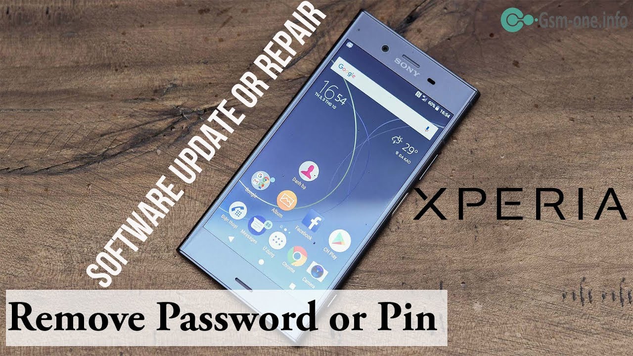 Sony Xperia Remove Password or Pin &   Software Update or Repair