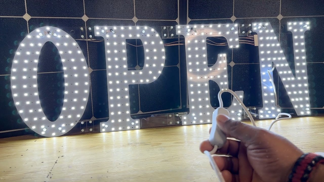 Lemonnova Large LED Open Signs