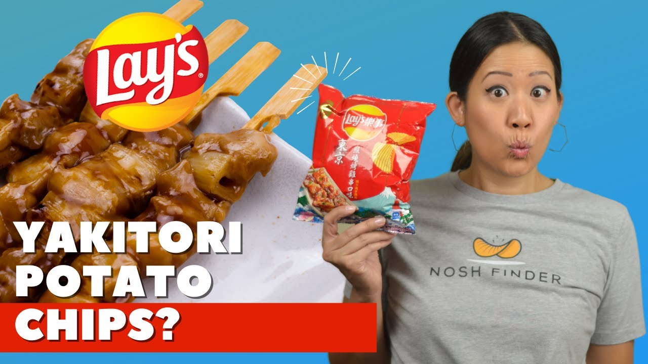Lays Chips Review Japanese Yakitori Grilled Chicken Flavor ✦ NoshFinder ✦
