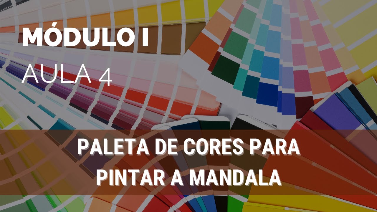 Paleta de Cores para pintar Mandala em Pontilhismo | M1:A4 | SET Arte