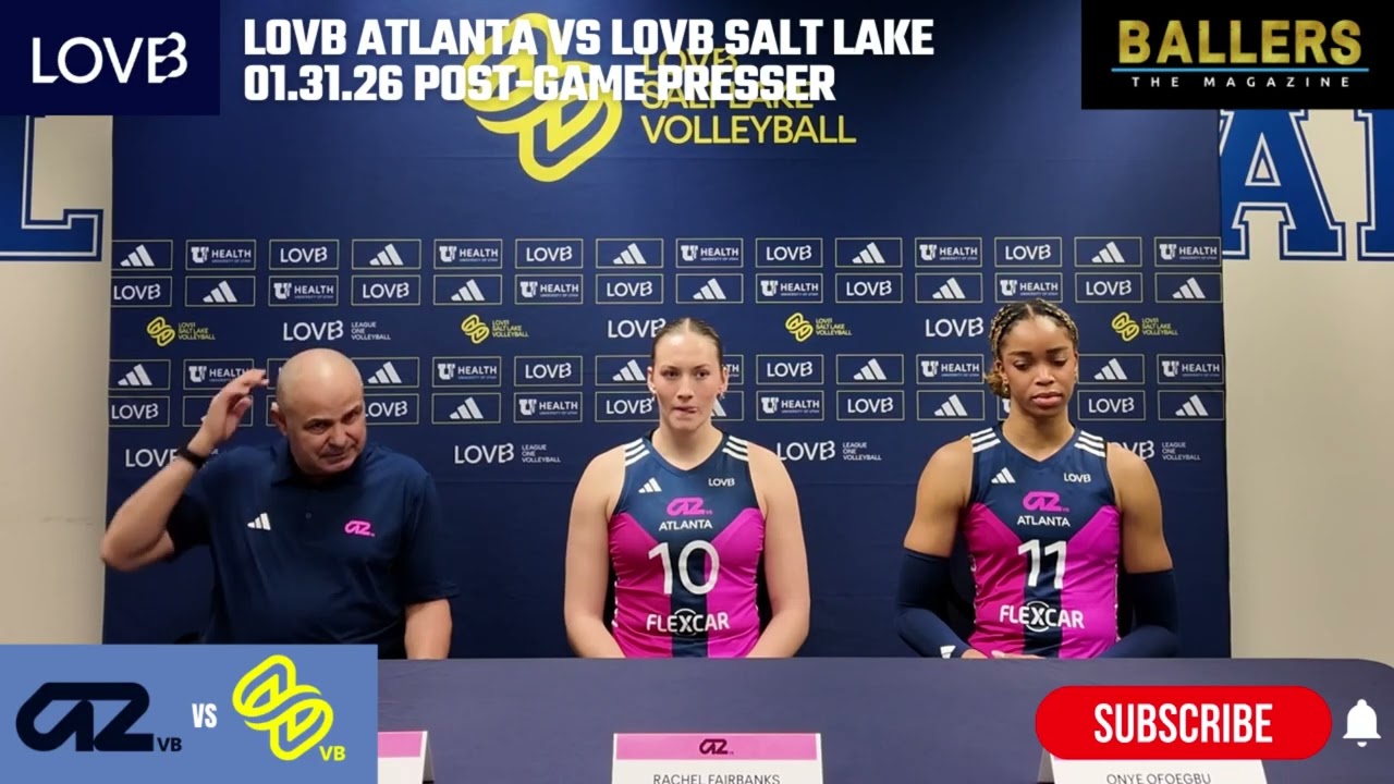 LOVB Atlanta: Postgame Press Conference vs LOVB Salt Lake | League One Volleyball | 01.31.26
