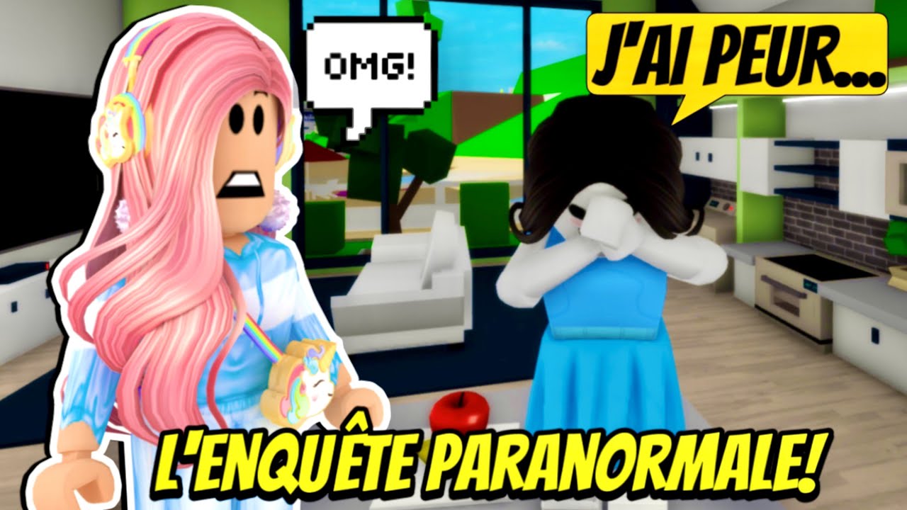 LA FANTÔMETTE PARLE ET DIT D'AUTRES MOTS!😱 L'ENQUÊTE PARANORMALE DANS BROOKHAVEN RP! ROBLOX