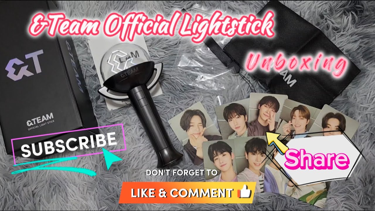 &Team Official Lightstick Unboxing 💚