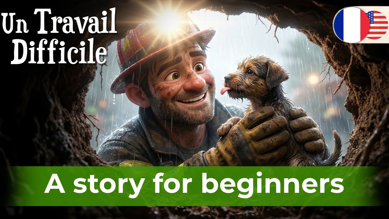 Learn French with Easy Story for beginners - Un travail difficile (A1-A2)