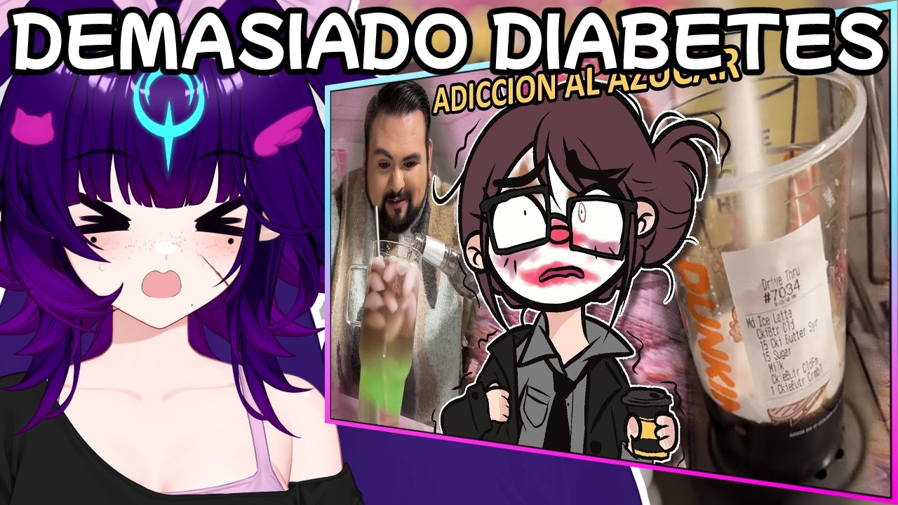 👉🙀 NEKOLIVE Vtuber Reacciona a 🍩El PROBLEMA de los GRINGOS con el AZÚCAR🍩 by Suika! 🤡