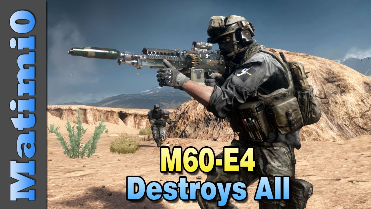 M60-E4 LMG: Свинья уничтожит всех — в отряд! Battlefield 4