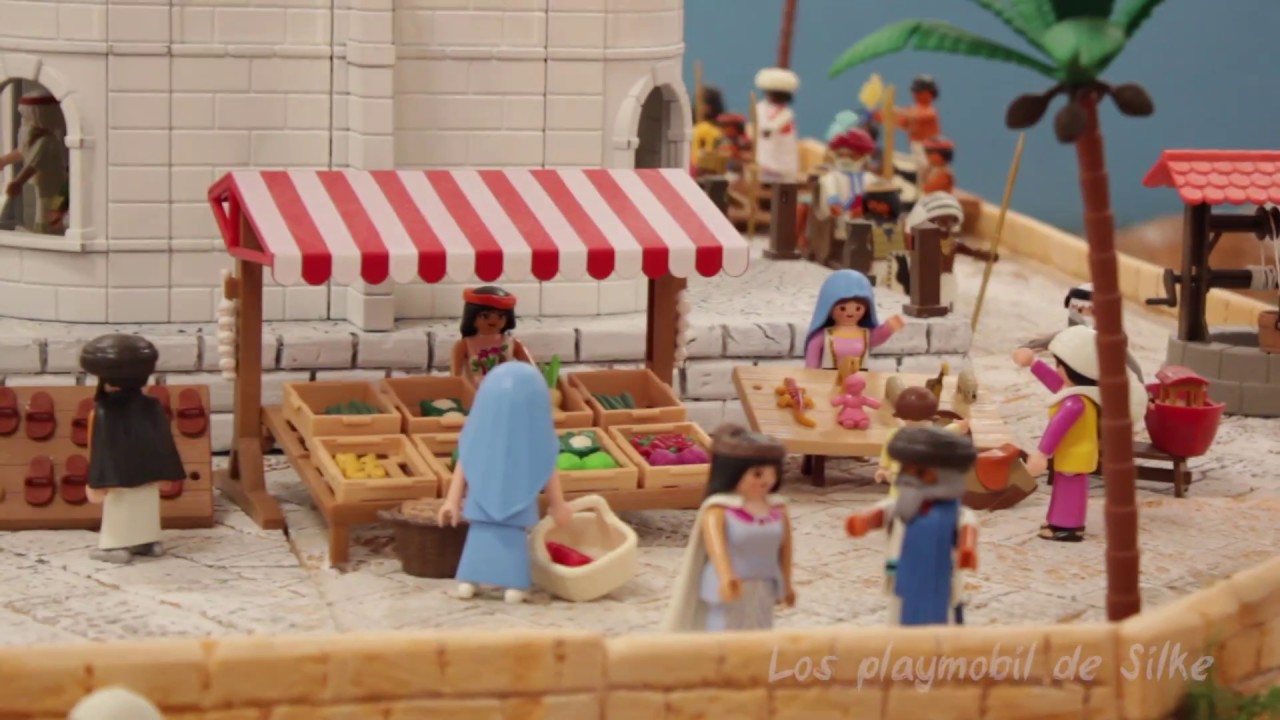 Expoclicks Playmijas playmobil - Belen navideño diorama