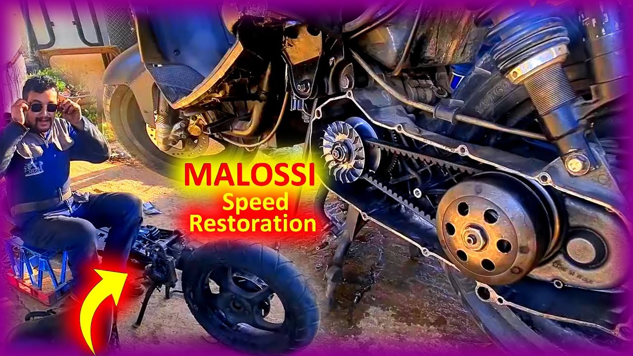 بسبب غلط ديال عربازة تكولات المكينة Malossi 😱 تفرج في الإصلاح وكيفاش رجعات مكينة مصعوووورة 💪💪
