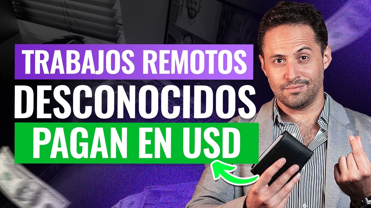 7 TRABAJOS REMOTOS DESCONOCIDOS PAGAN $1000 USD