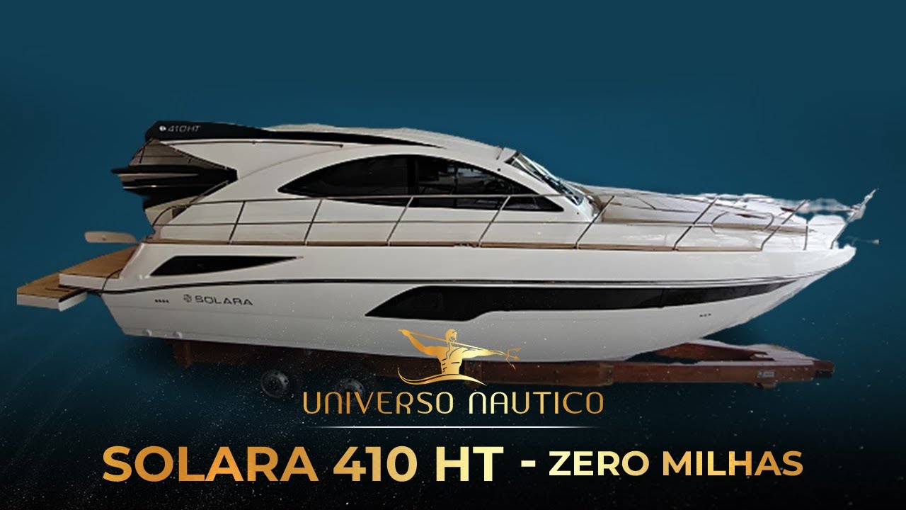 Solara 410 Hard Top Zero Milhas. Oportunidade Universo Náutico