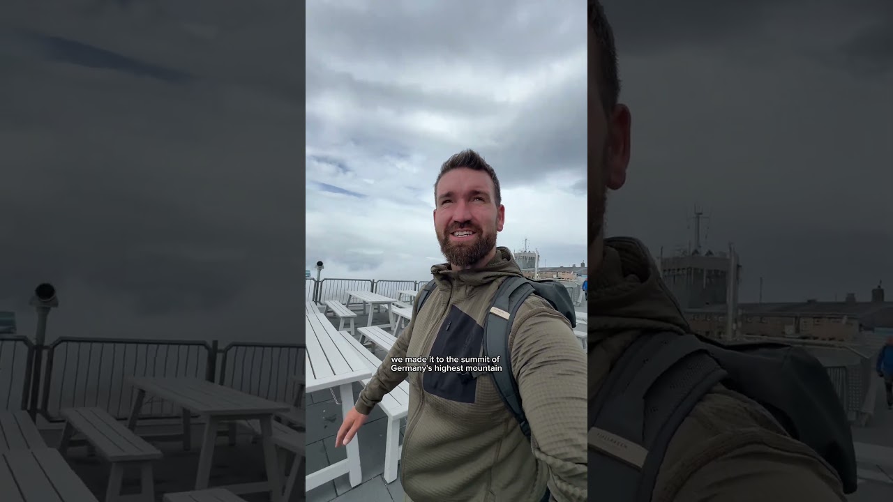 Germany’s highest mountain! 🏔️ 🇩🇪 train ride and cable car journey 