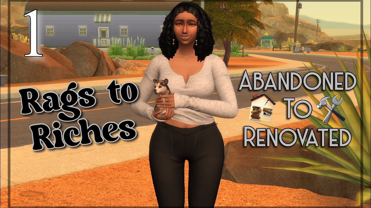 Rags to Riches (ep 1): Abandoned to Renovated🏚️🛠️The Sims 4