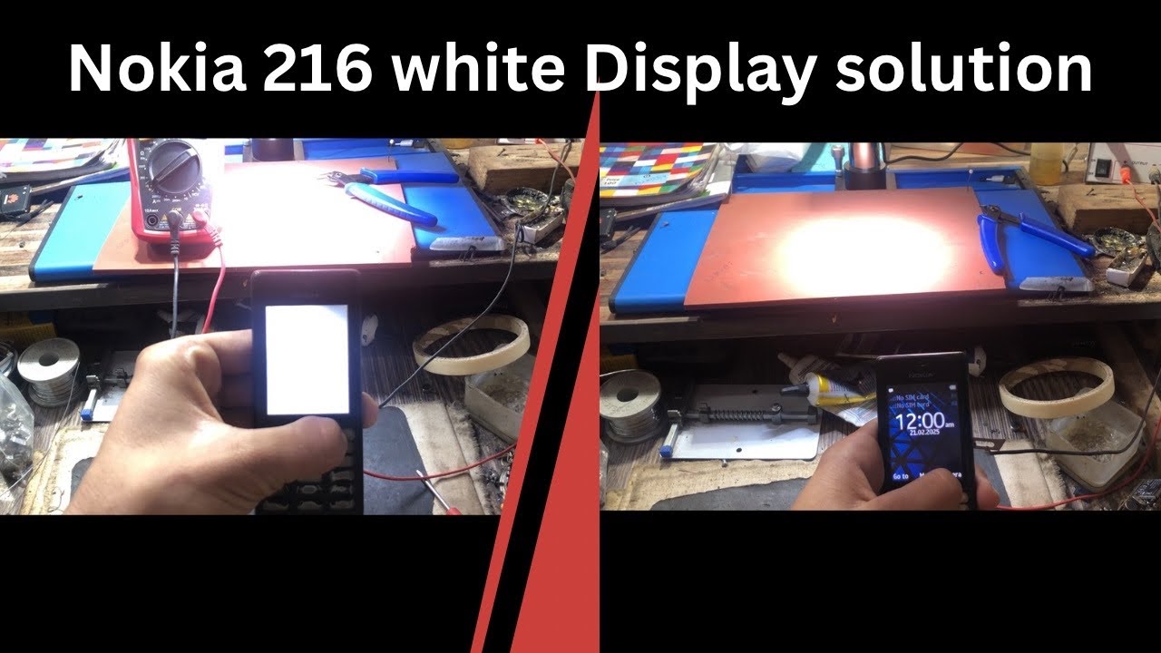 Nokia 216 white display solutions