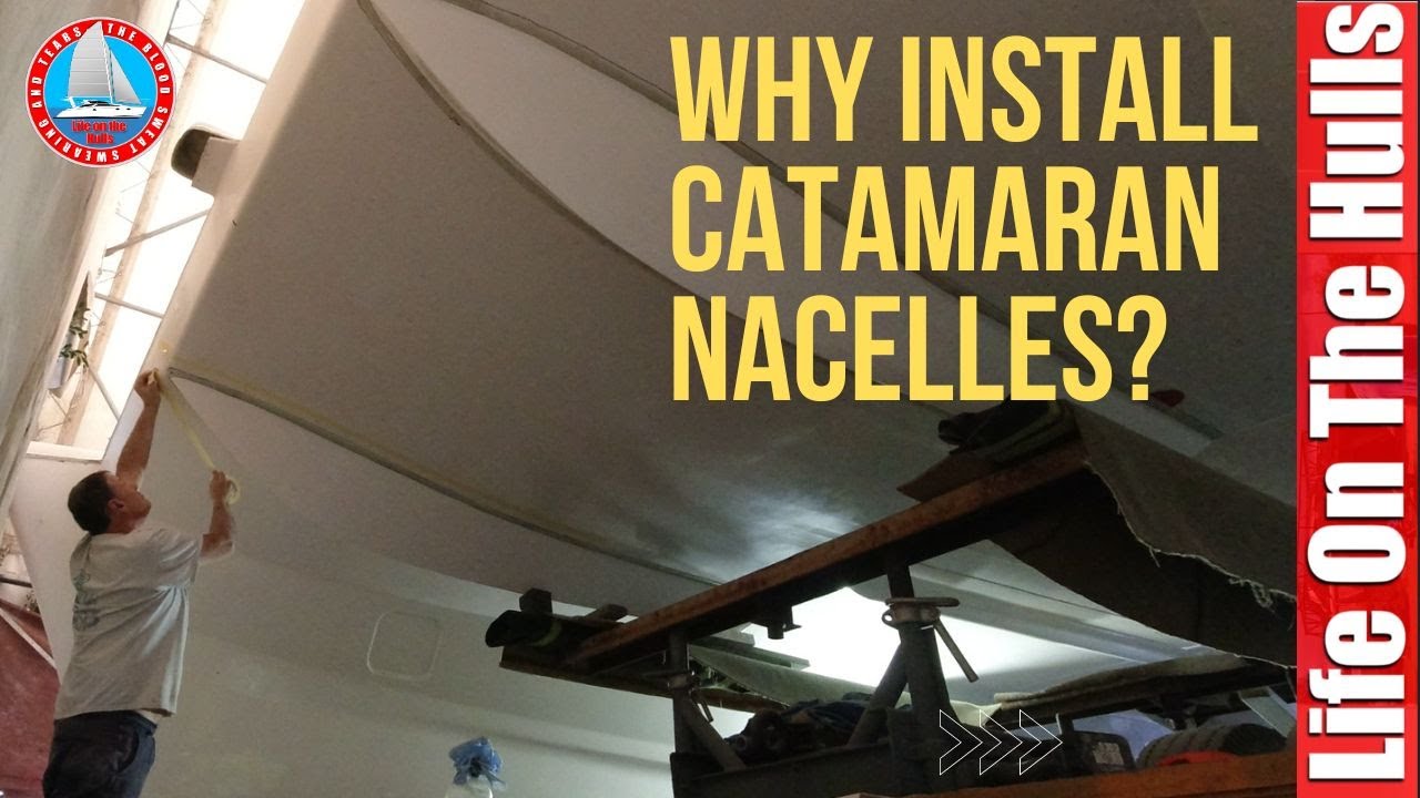 Catamaran Nacelles - Wave Breakers on the Bow // Catamaran Build From Scratch Ep283