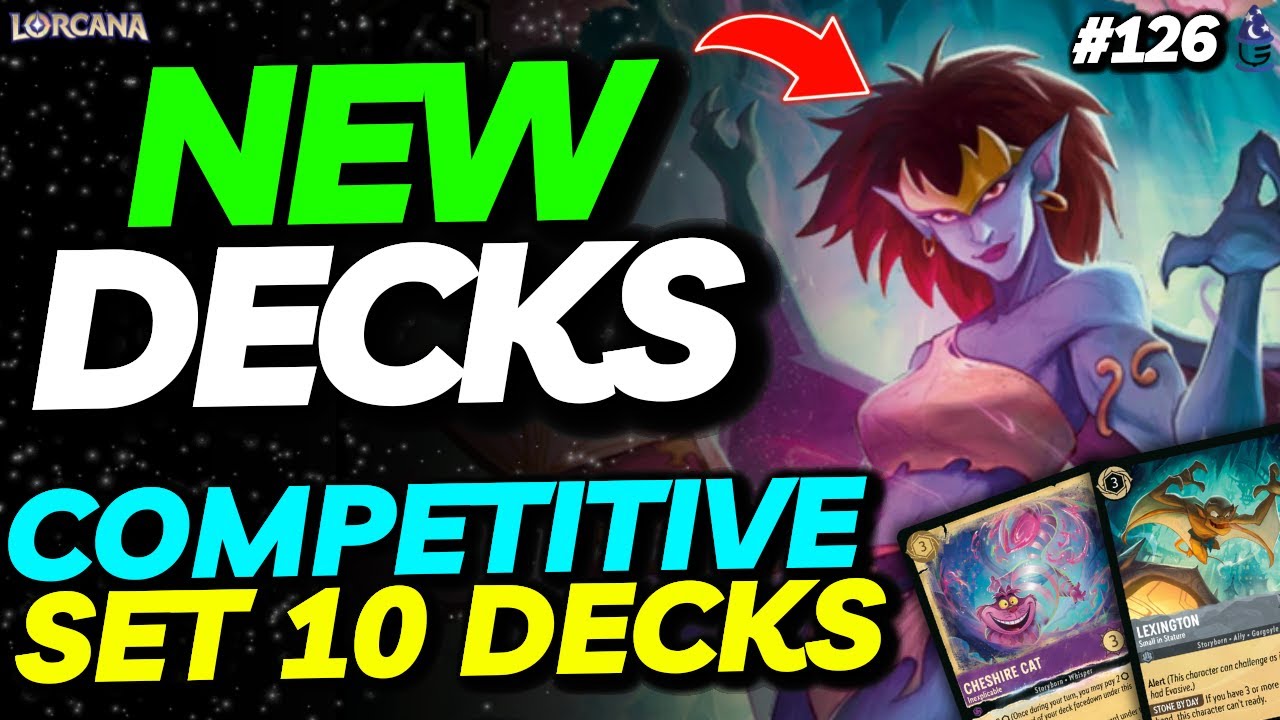 NEW SET 10 COMPETITIVE DECKS ✨ w/ Frank Karsten | Podcana Episode 126 | Lorcana Competitive Podcast