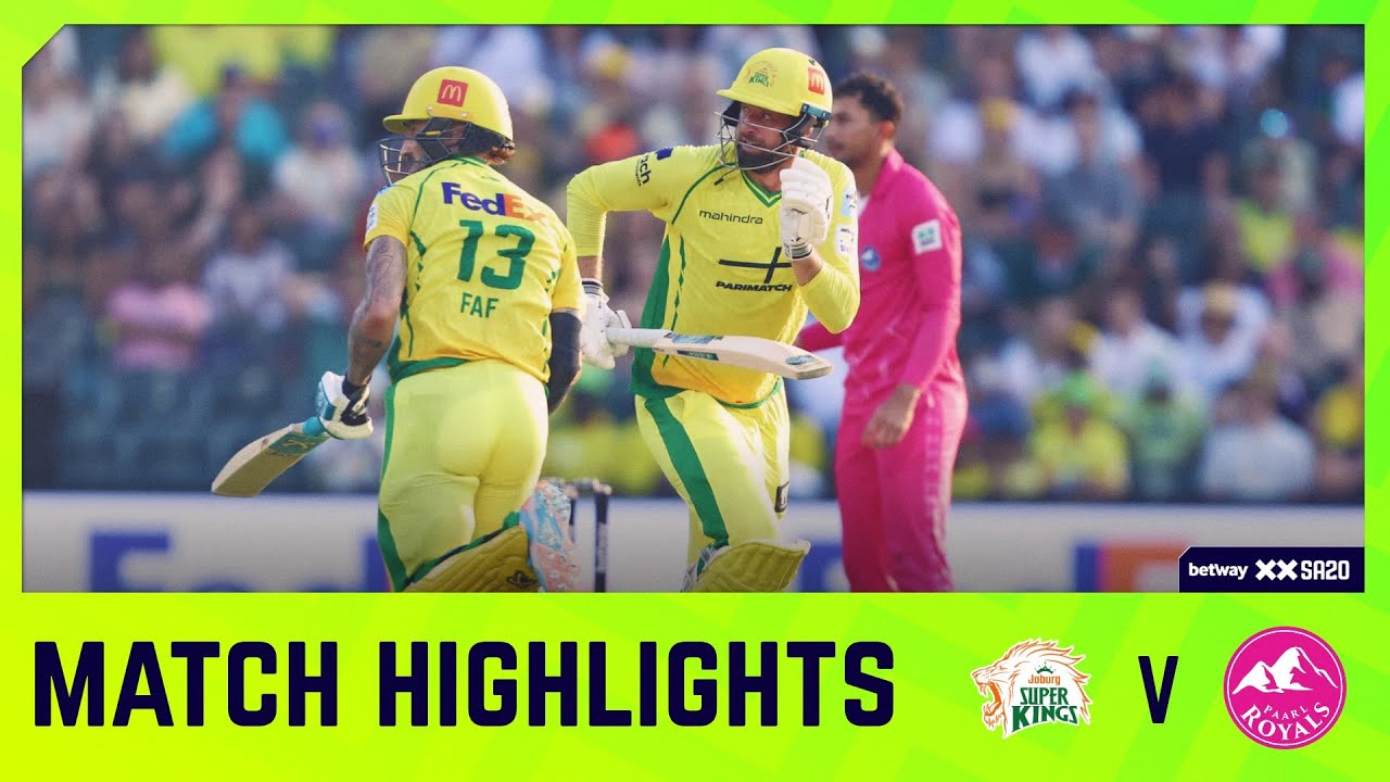 Joburg Super Kings vs Paarl Royals | Match 17 Highlights | Betway SA20