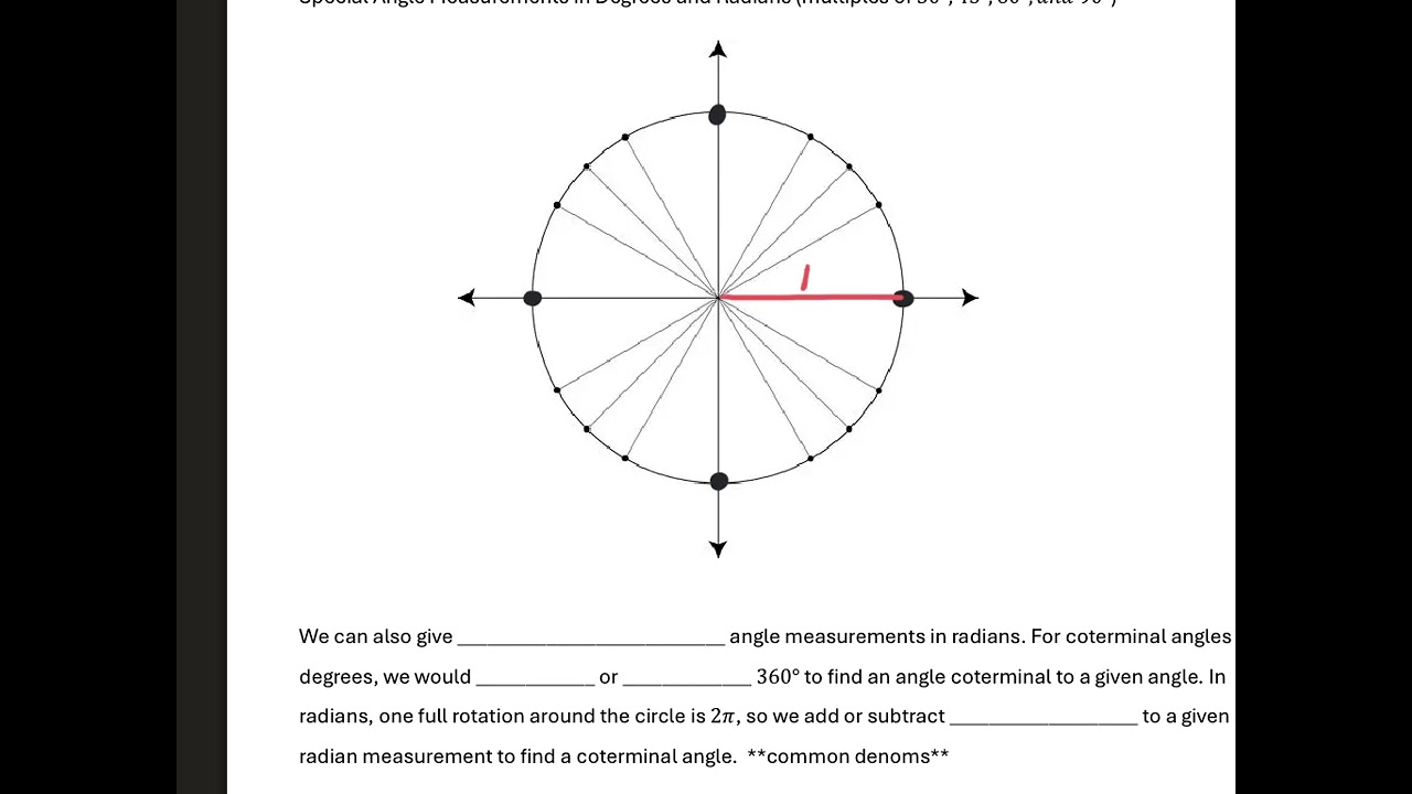 PC 4.1 Degrees and Radians