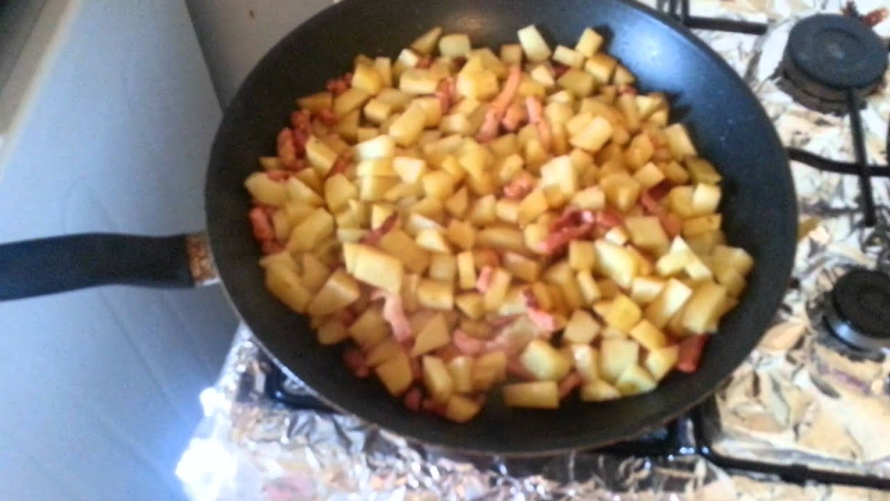 RECETTE: pommes de terre/lardons/moutarde/fromage