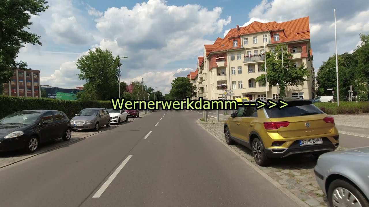 Berlin-Siemensstadt über Hakenfelde in Richtung Hennigsdorf