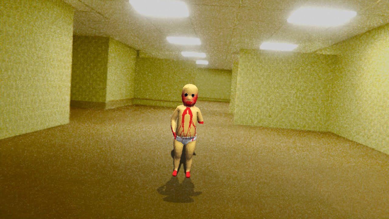 CE BÉBÉ m'emmène dans des BACKROOMS… Je vais mourir ! 😨