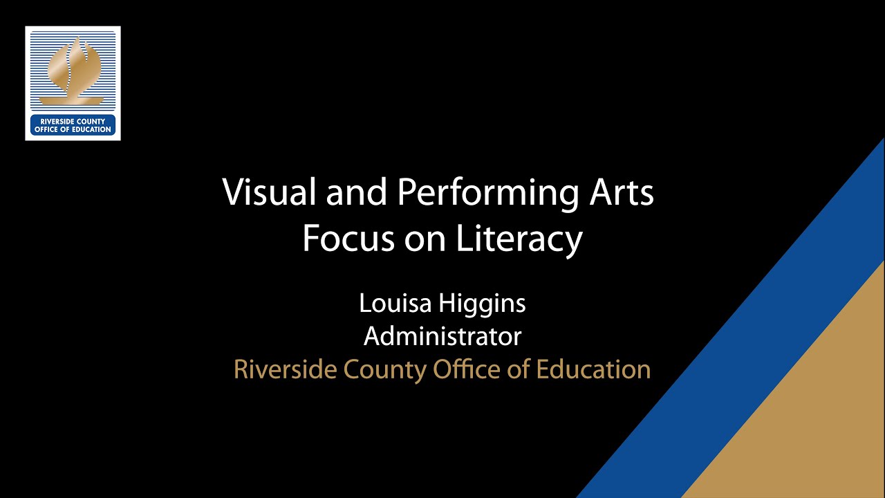 Visual and Performing Arts focus on Literacy