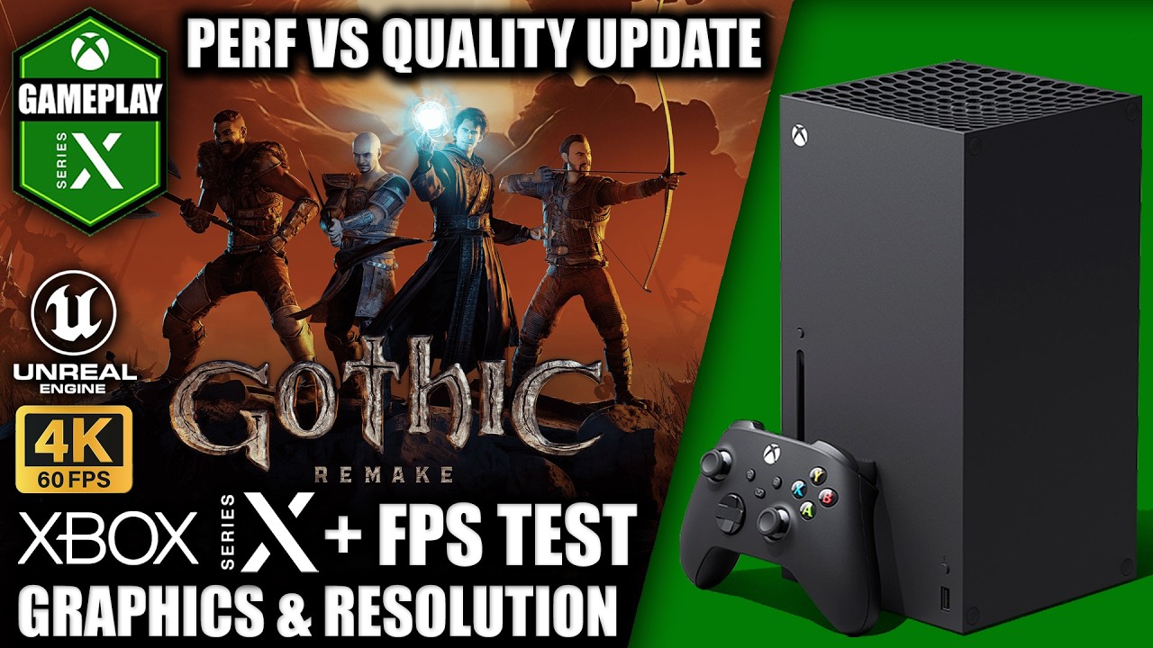 Gothic 1 Remake: Performance Update - Xbox Series X Gameplay + FPS Test