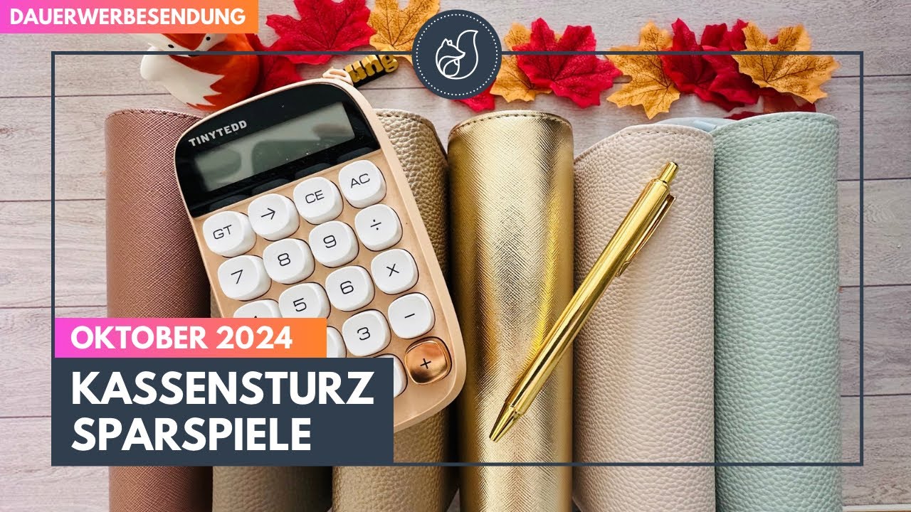 Wie lief der OKTOBER 2024 🍁🎃 Kassensturz Sparspiele #budgeting #ausgaben #umschlagmethode