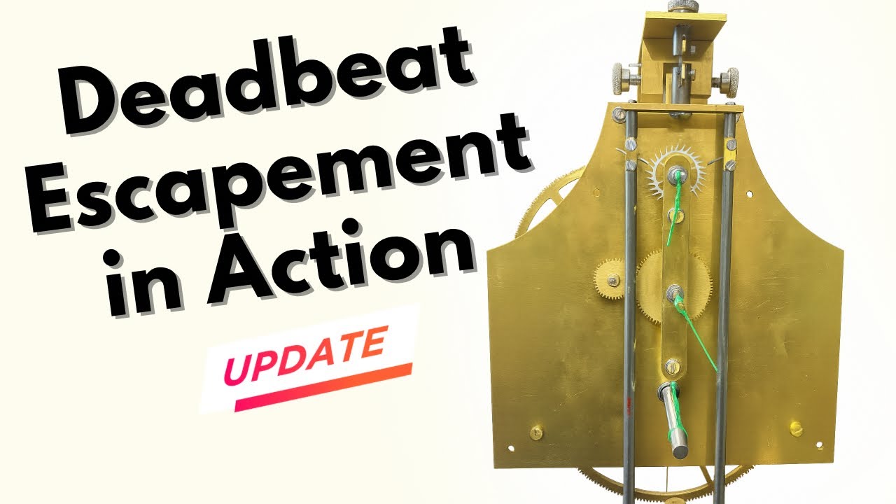 Handbuilt Regulator Clock in Action – Tekippe Deadbeat Escapement Running