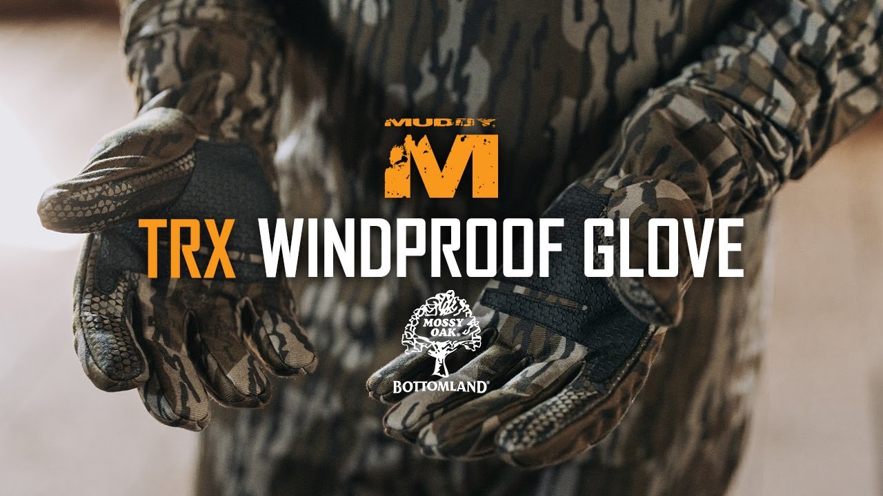 Muddy TRX Windproof Glove - Mossy Oak Bottomland