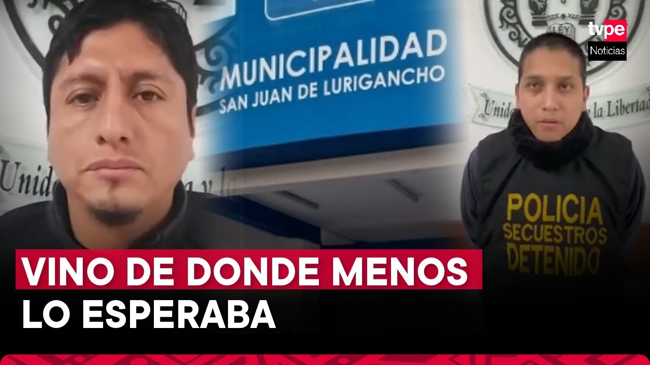 Extorsionaban a funcionario de Municipalidad de SJL y descubren que eran sus propios colegas