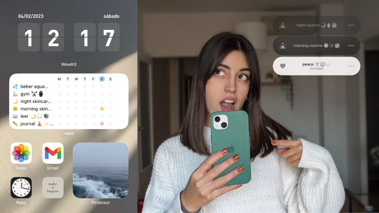 la organización de mi iPhone para 2023 🤍 modos de concentración, apps, pantallas…