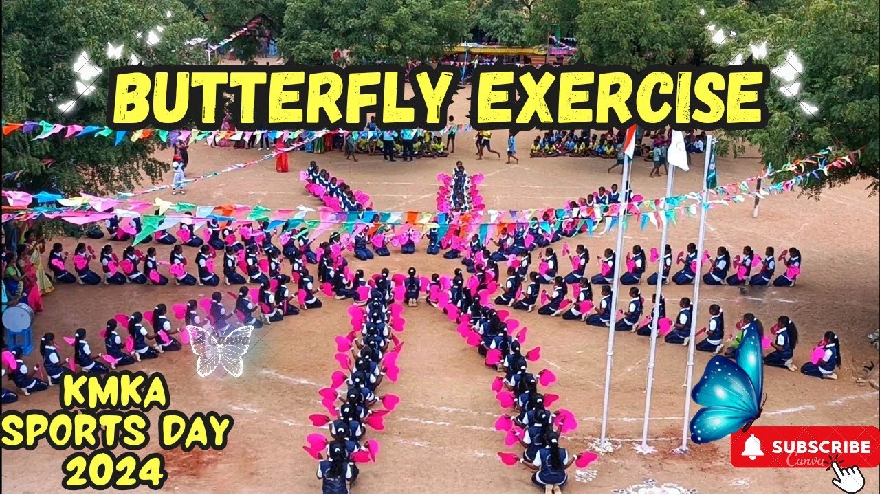 Fluttering Fitness 🦋 Butterfly Exercise KMKA Sportsday #letslearndaily #kmka #sportsday #buttterfly