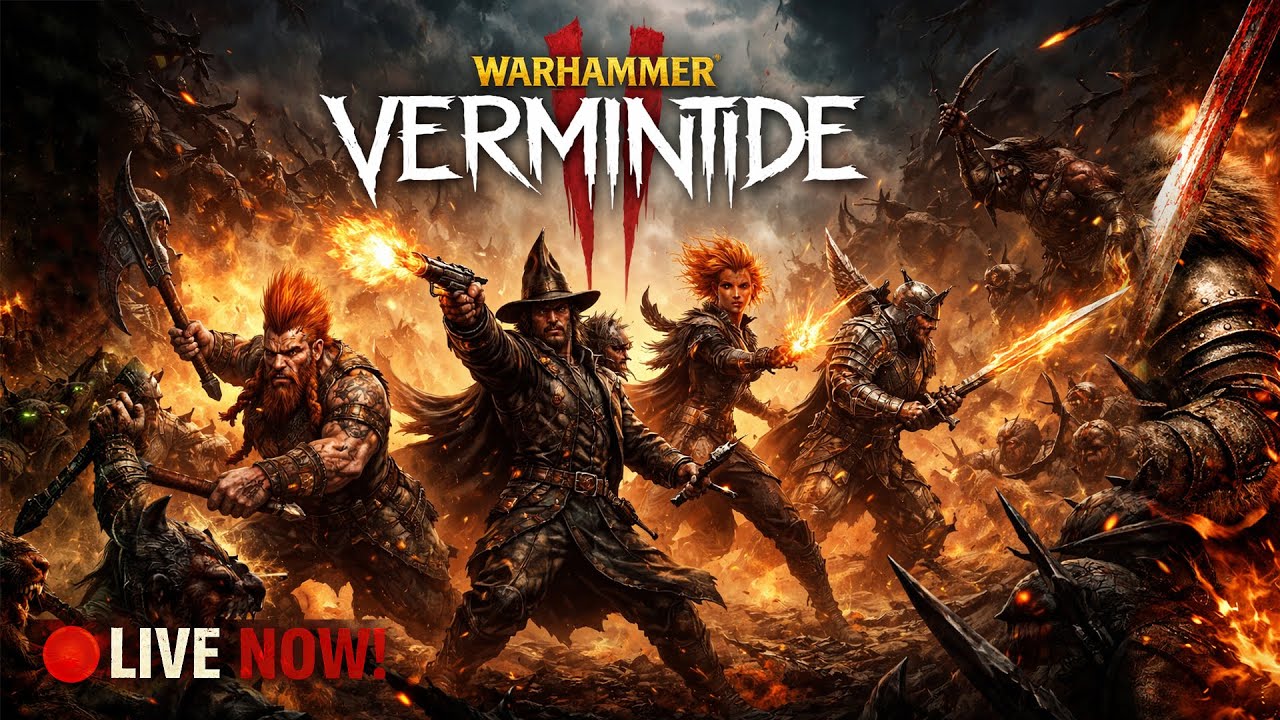 FIGHTING FOR DWARVES...Warhammer Vermintide 2 Live Gameplay 