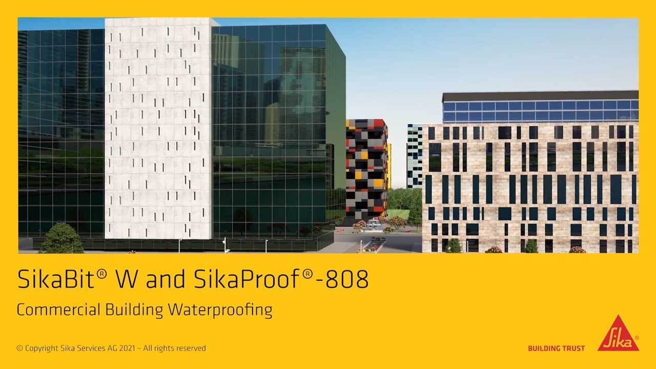 SikaBit® W and SikaProof® 808 EN