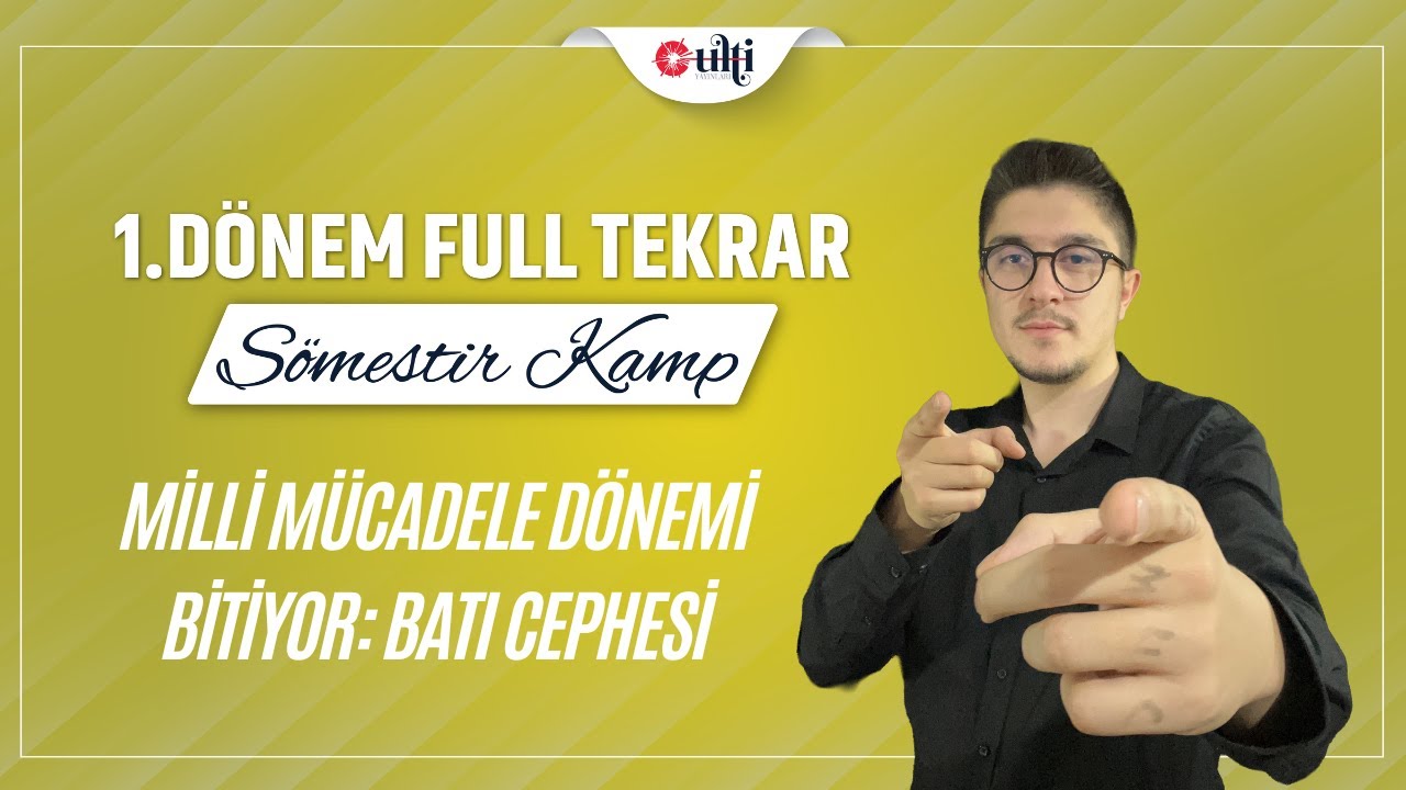8. Sınıf İnkılap Tarihi - Milli Mücadele Dönemi Bitiyor Batı Cephesi | LGS Sömestr Kampı