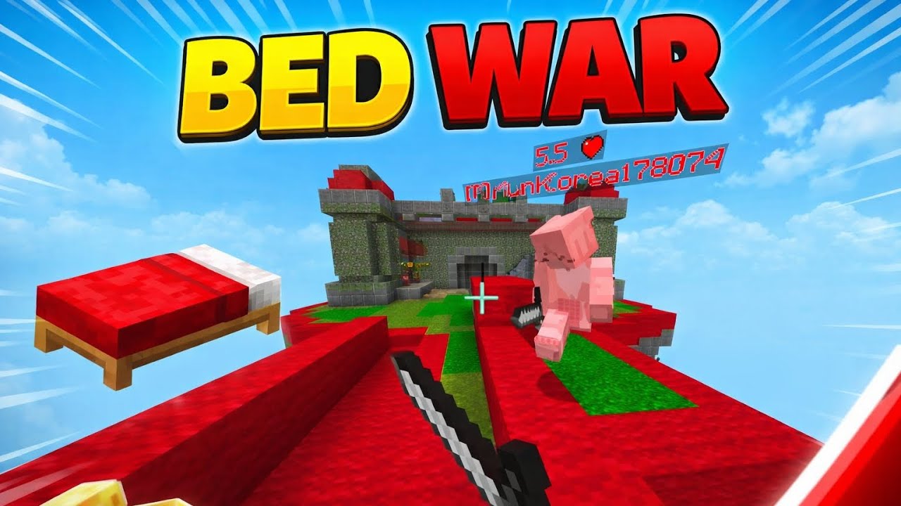 Cubecraft bedwar handcame gameplay