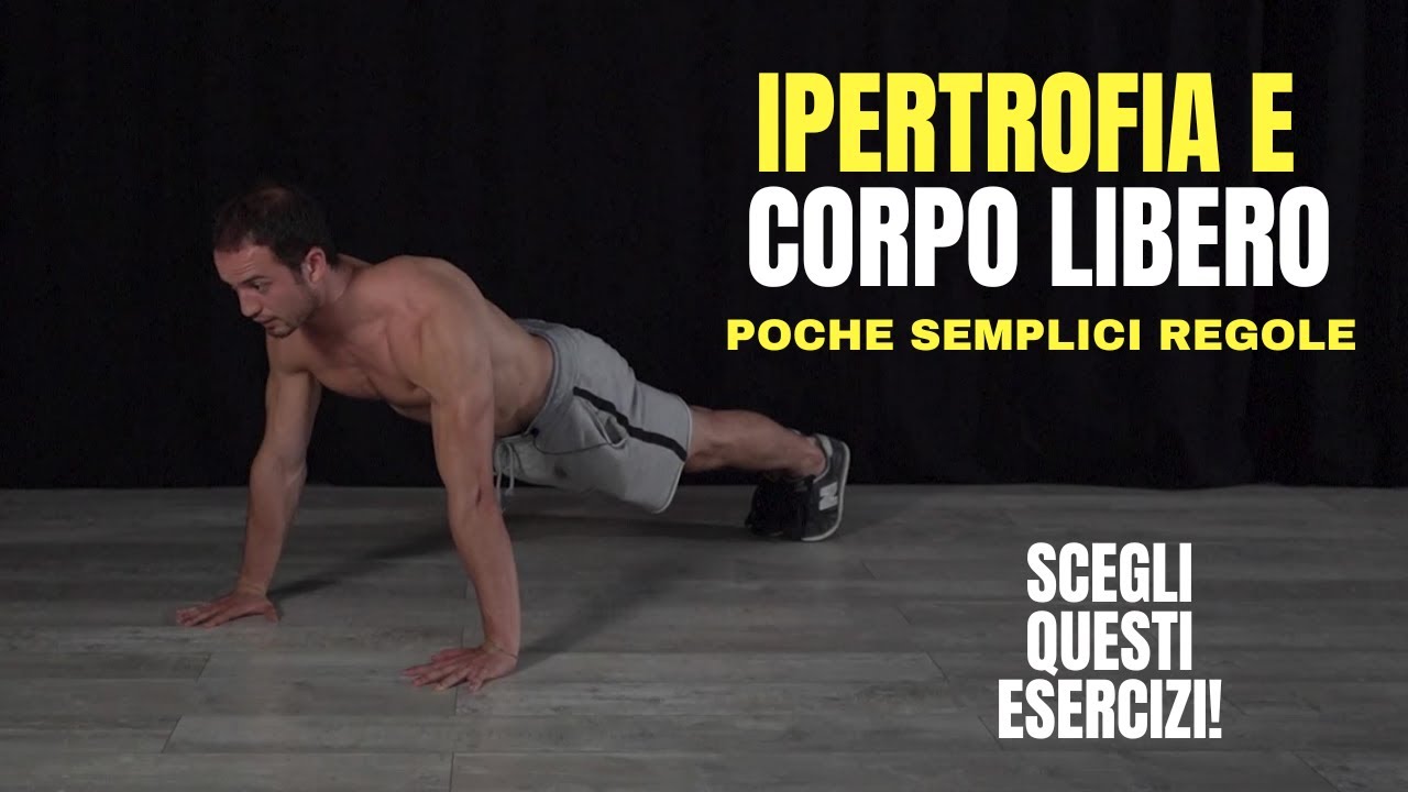 Massa a corpo libero: come fare? (TUTORIAL ESERCIZI)