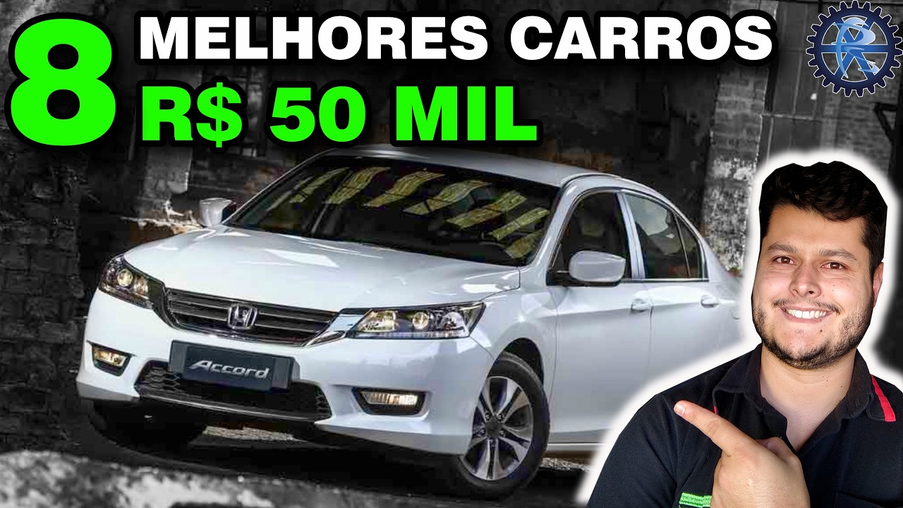 8 MELHORES CARROS até 50 MIL REAIS