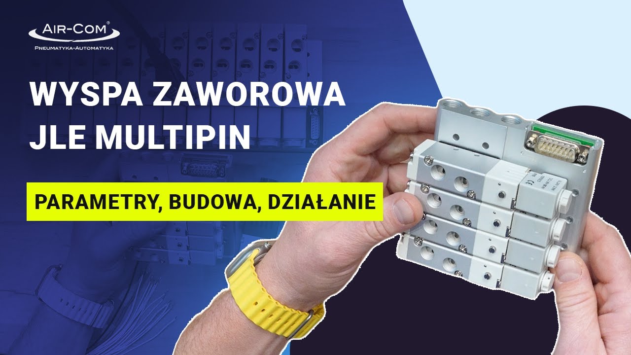 Jak uprościć sterowanie zaworami pneumatycznymi? Wyspa zaworowa JLE Multipin