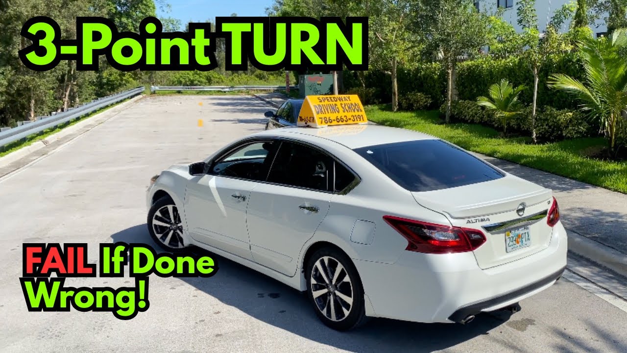 How to Do the 3-Point Turn &ndash; DMV Test Guide