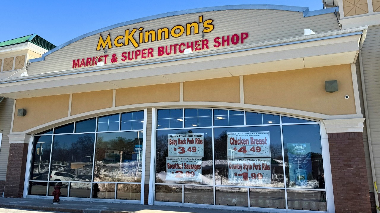 MCKINNON'S MARKET & SUPER BUTCHER SHOP ~ OUR HAUL WITH PRICES!  SALEM, NEW HAMPSHIRE