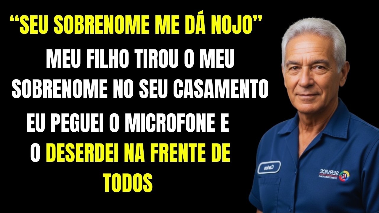 MEU FILHO DISSE “SEU SOBRENOME ME DÁ NOJO” E O TROCOU… REVELEI DIANTE DE TODOS O QUE ELE PERDEU