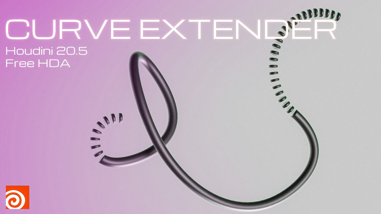 Curve Extender - Free Houdini HDA