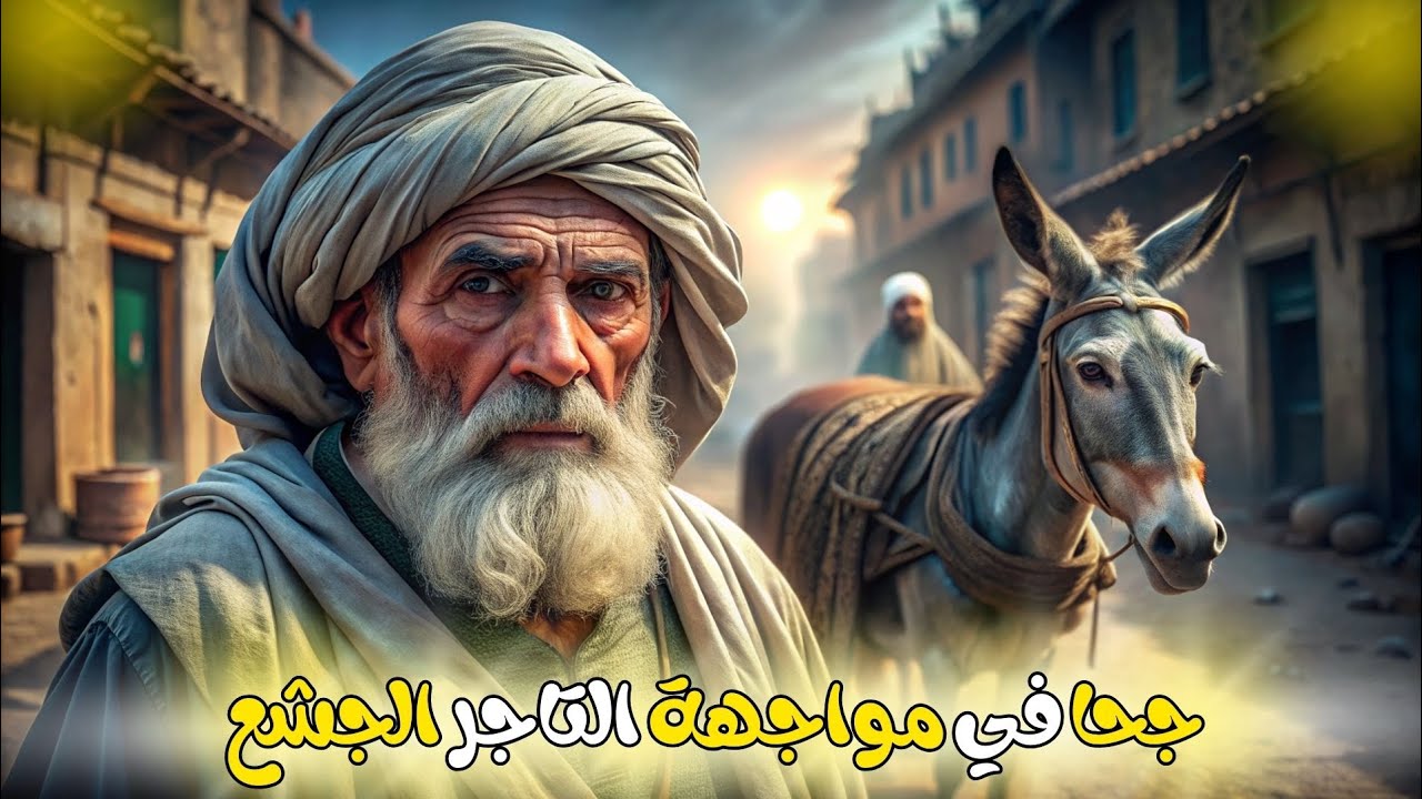 جحا في مواجهة التاجر الجشع  حمار واحد يكشف أطماع بلدة كاملة