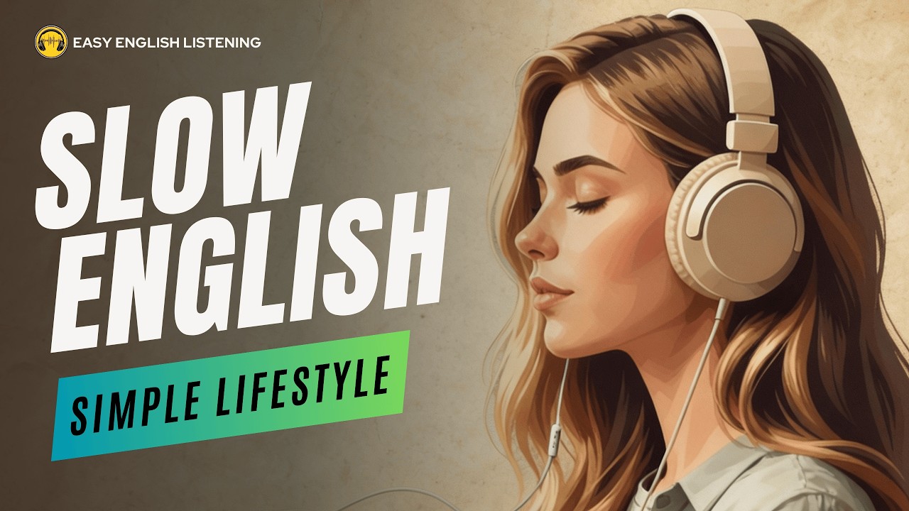 Easy English Listening | Long Shadowing Practice – Simple Lifestyle