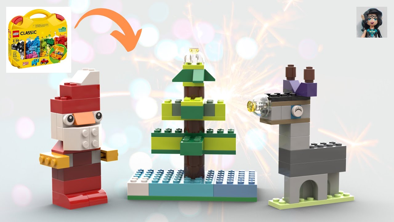 CHRISTMAS TREE Lego classic 10713 ideas How to build Santa Deer