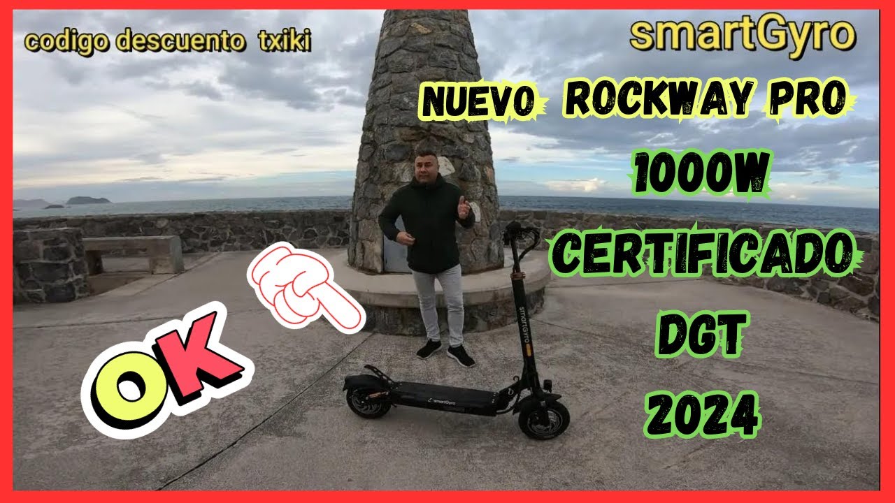 PRIMERA PRUEBA❌smartGyro rockway pro❌CERTIFICADO DGT❌REGALOS INCLUIDOS + DESCUENTO AL COMPRARLO.