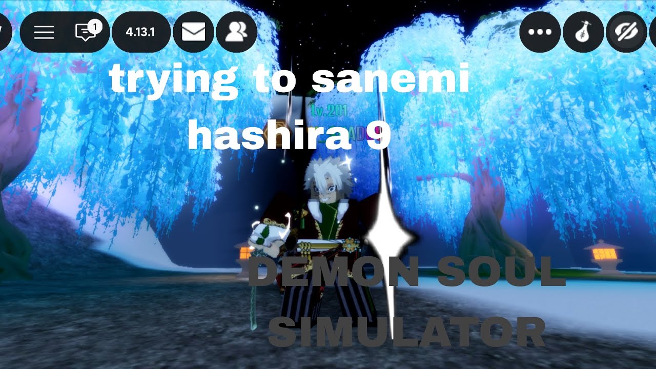 DEMON SOUL SIMULATOR trying to upgrade sanemi hashira 9 subscribe 