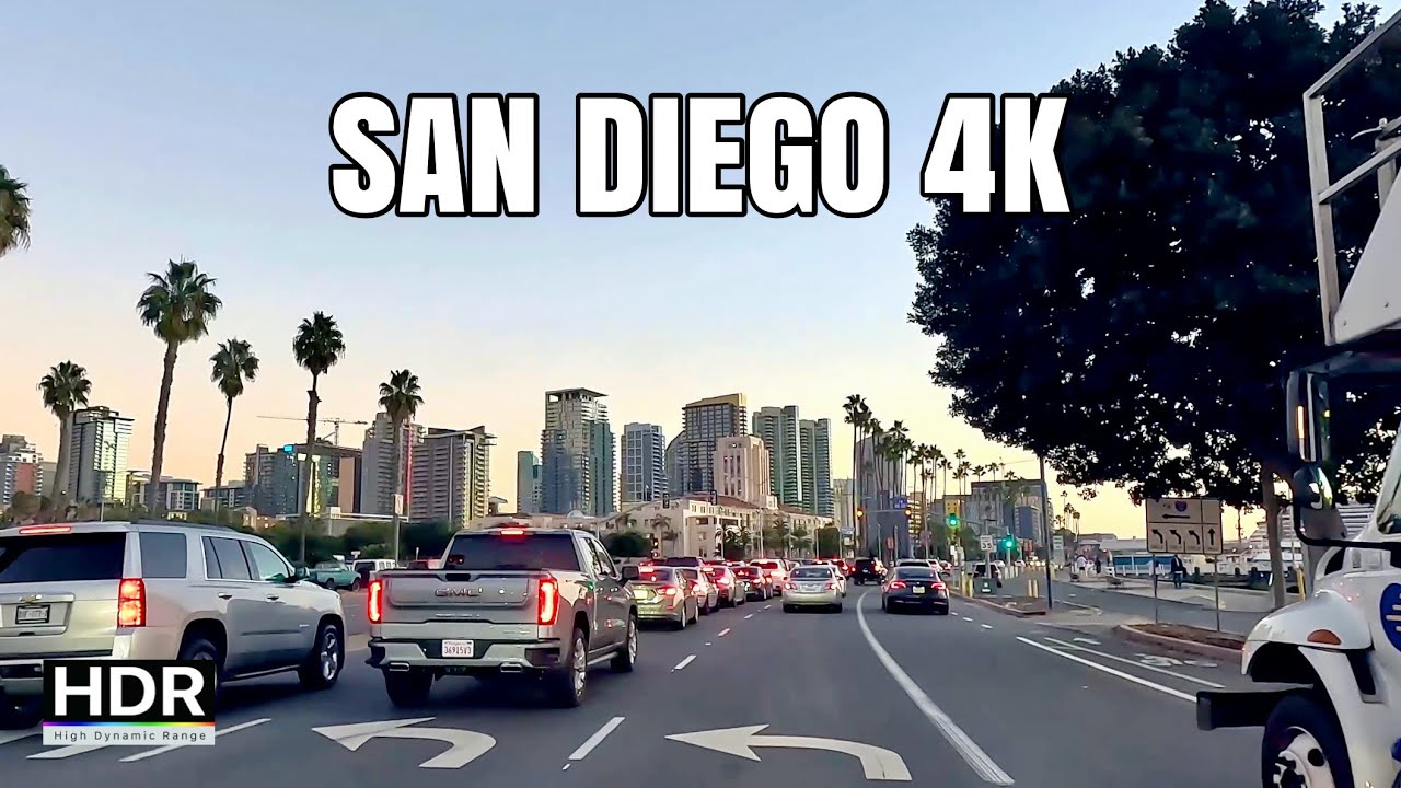 Sunset San Diego 4K Drive